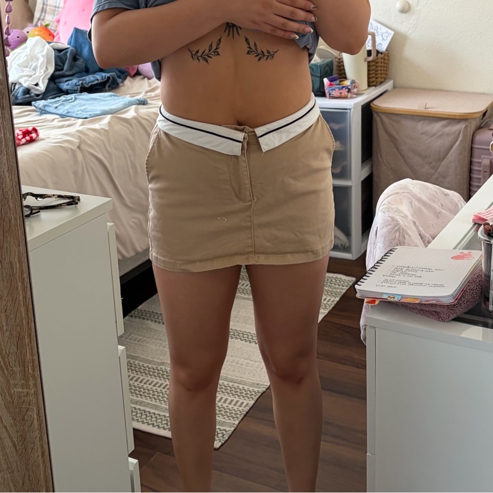 Wild Fable Tan Mini Skort